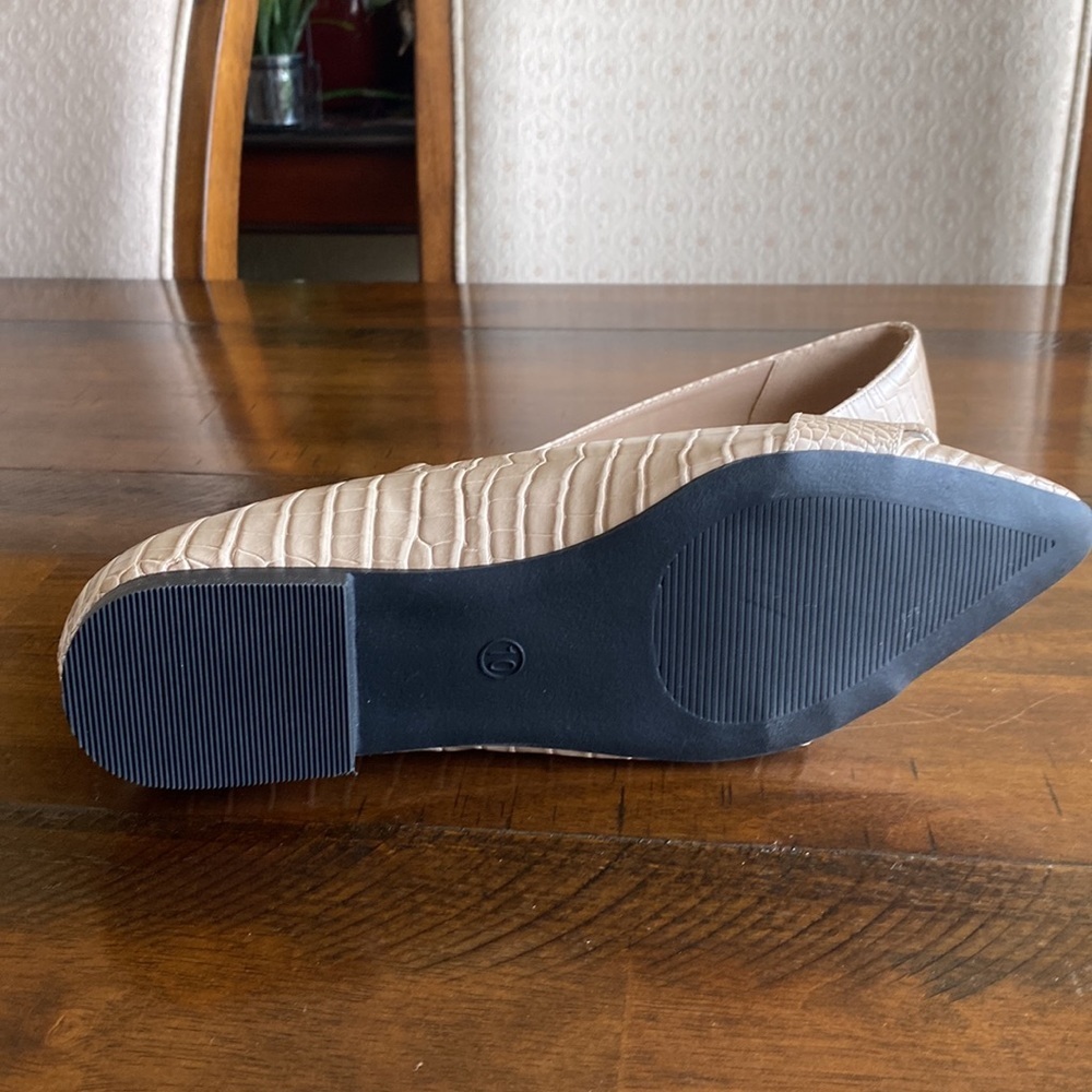 CATO CROC BUCKLE FLATS TAUPE-GRAY - Picture 8 of 8